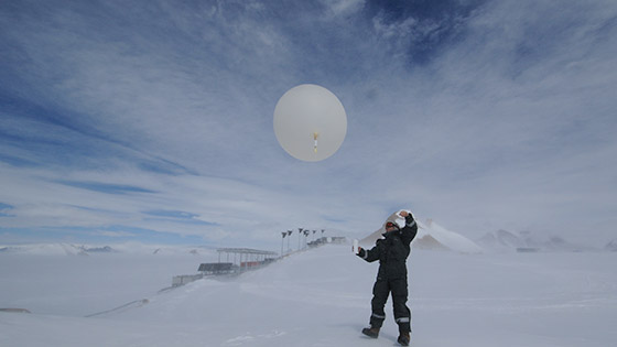 Weather balloon launches