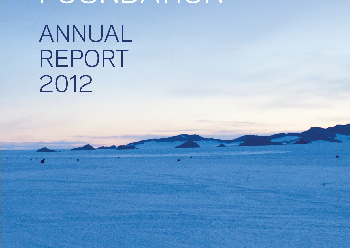 International Polar Foundation Annual Report 2012