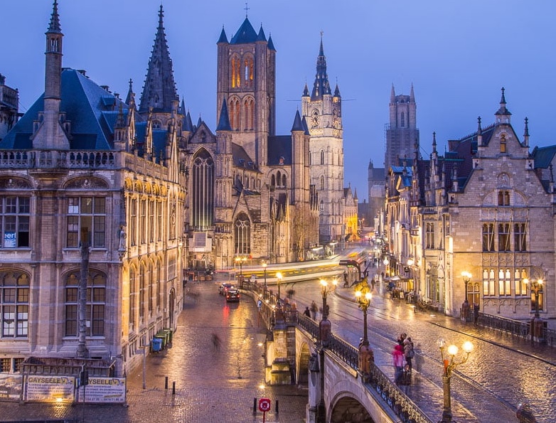 Ghent at night