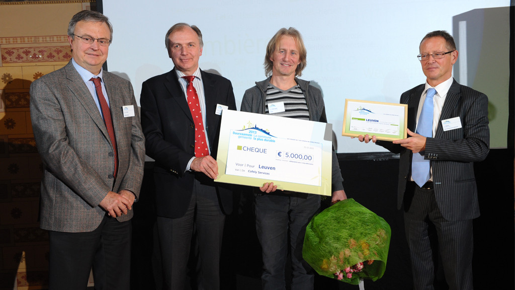 Leuven elected most sustainable Belgian municipality in 2013