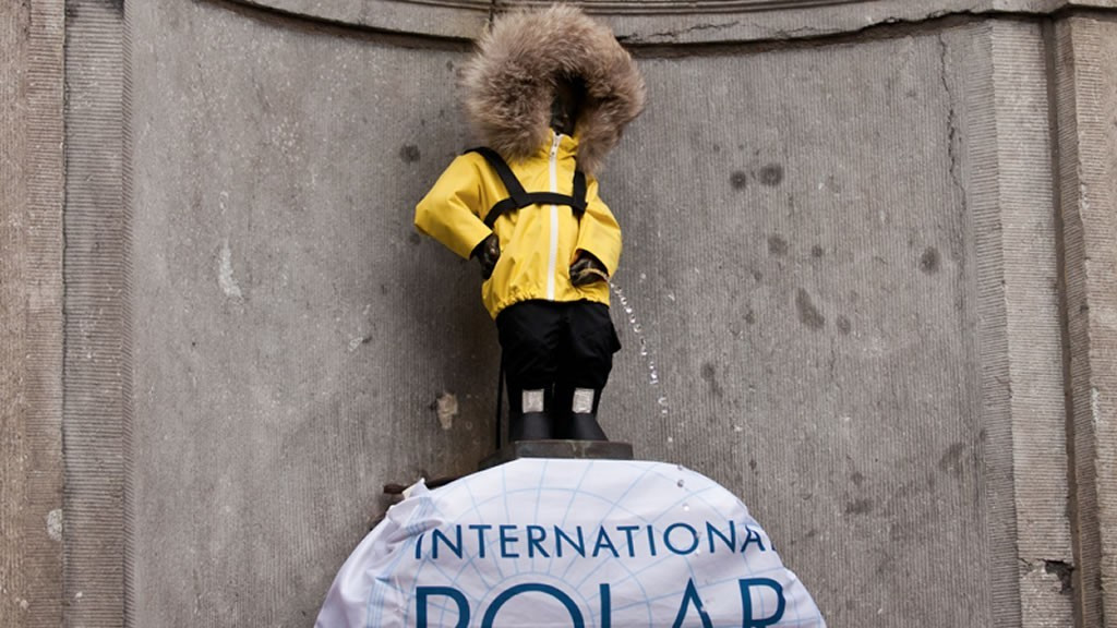 Brussels’ Manneken-Pis Becomes a Polar Explorer