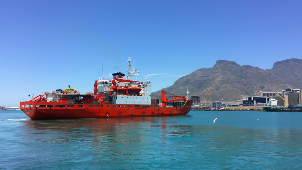 Belgian Antarctic Research Expedition resupply ship Akademik Fedorov sails for Antarctica